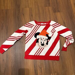 Minnie Mouse Holiday Family Matching Sweater for Women’s Size 9/10